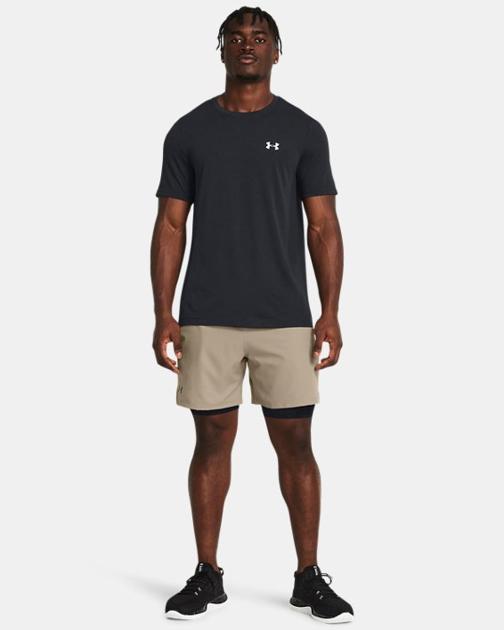 Men's UA Vanish Woven 2-in-1 Shorts, Brown, pdpMainDesktop image number 2